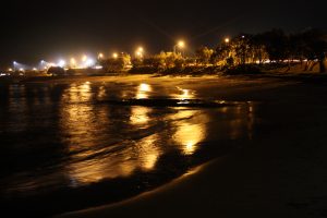 Abendstimmung mit Meer in Ballina