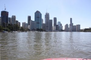 Skyline vom Schiff aus