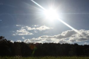 Sonne und Wolken